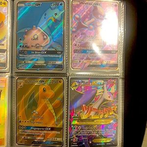 4 Pokemon Cards Lot Full Art Ultra Rare!